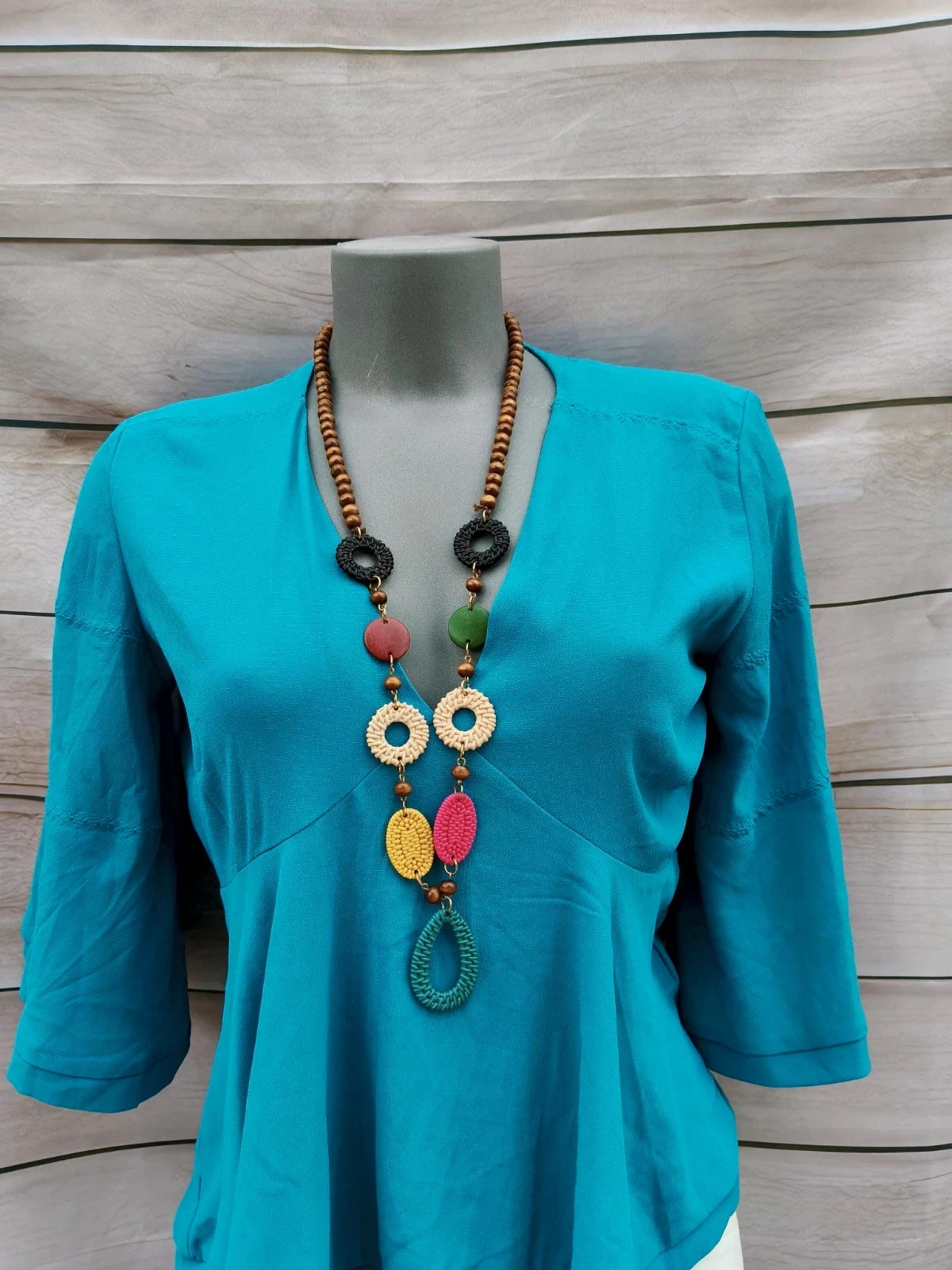 Blusa turquesa de Sfera Collection – Talla S 💜 – photo 3